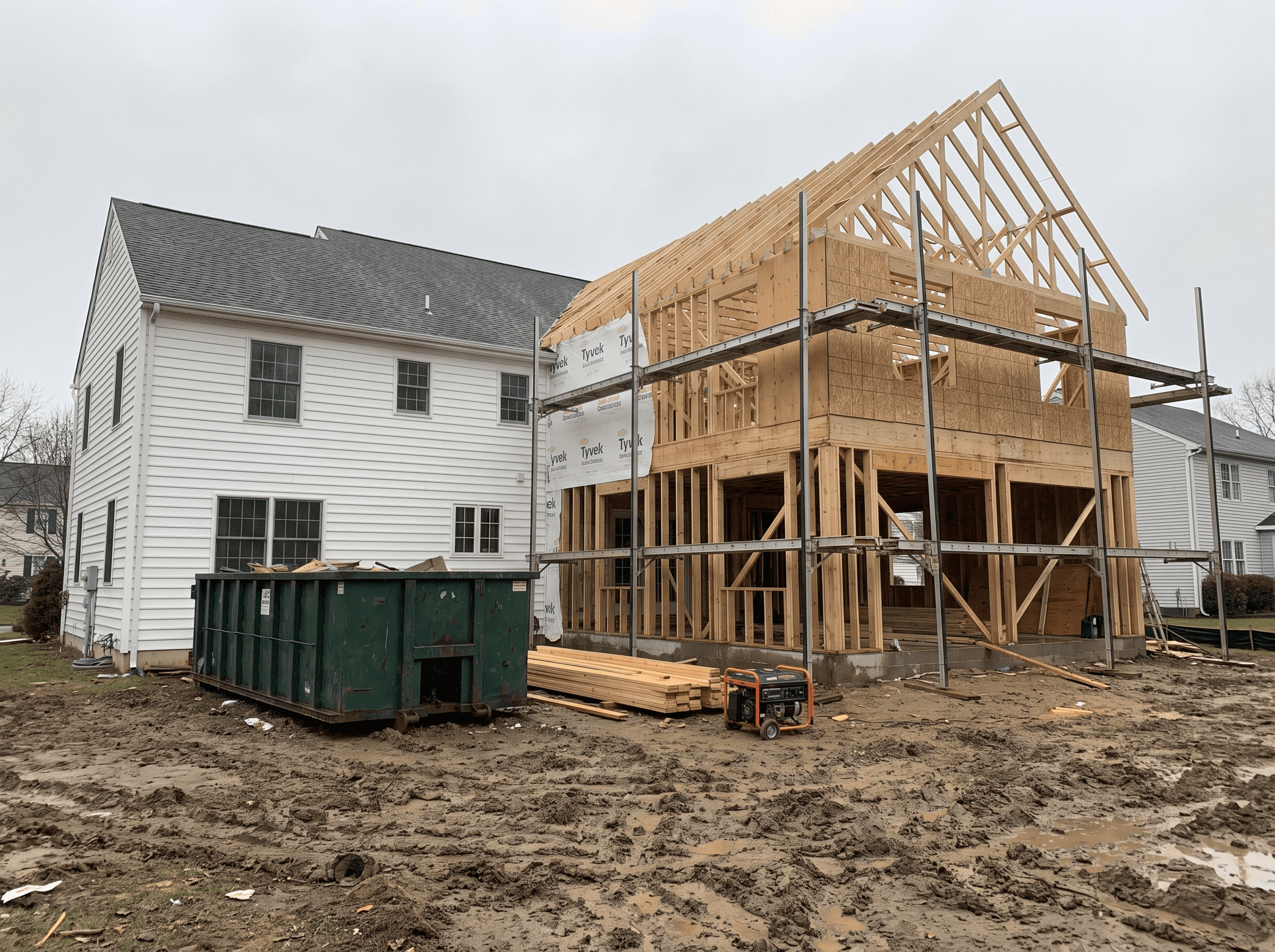 Westfield Rear Addition — before renovation