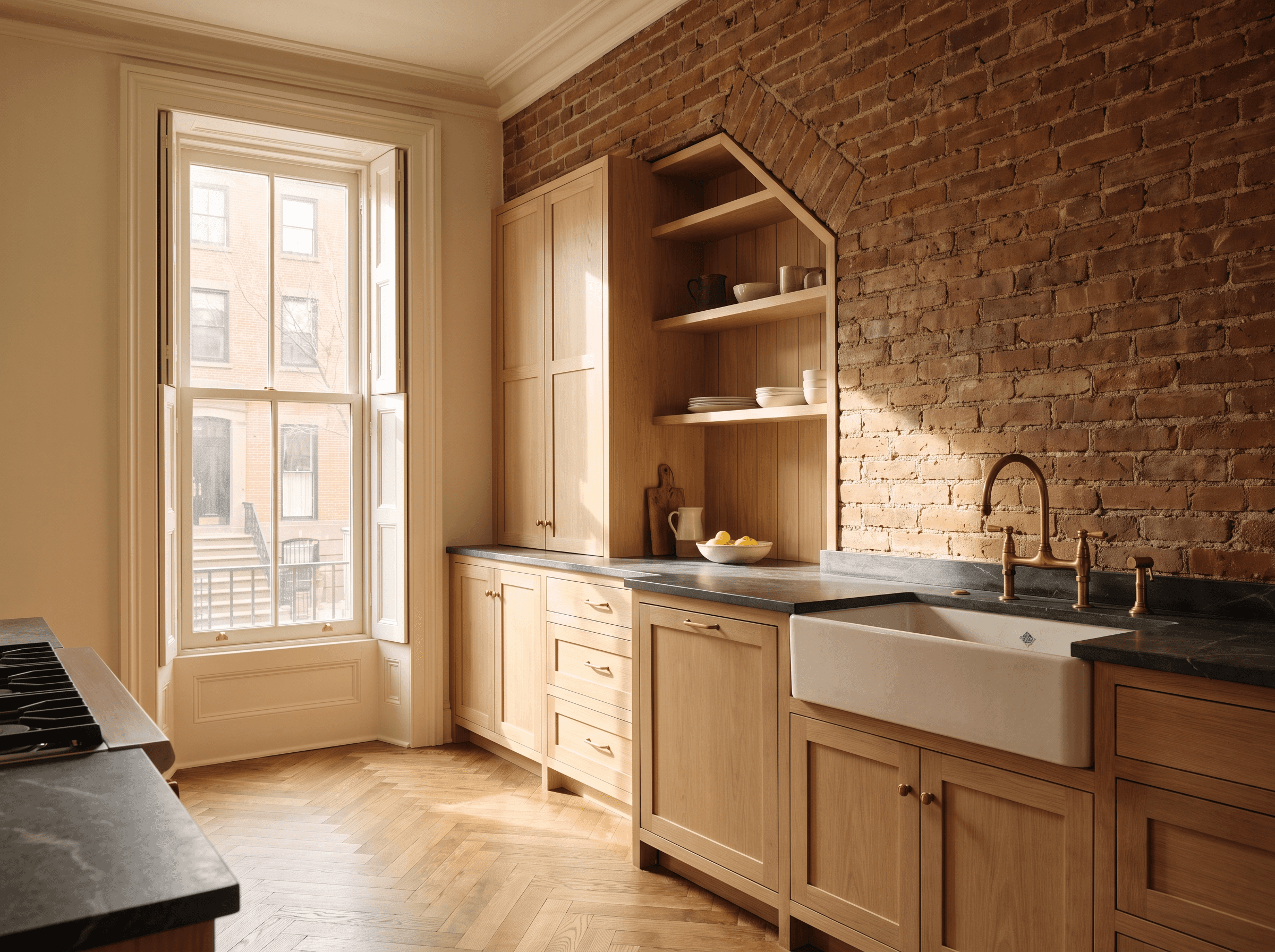 Hoboken Brownstone Kitchen
